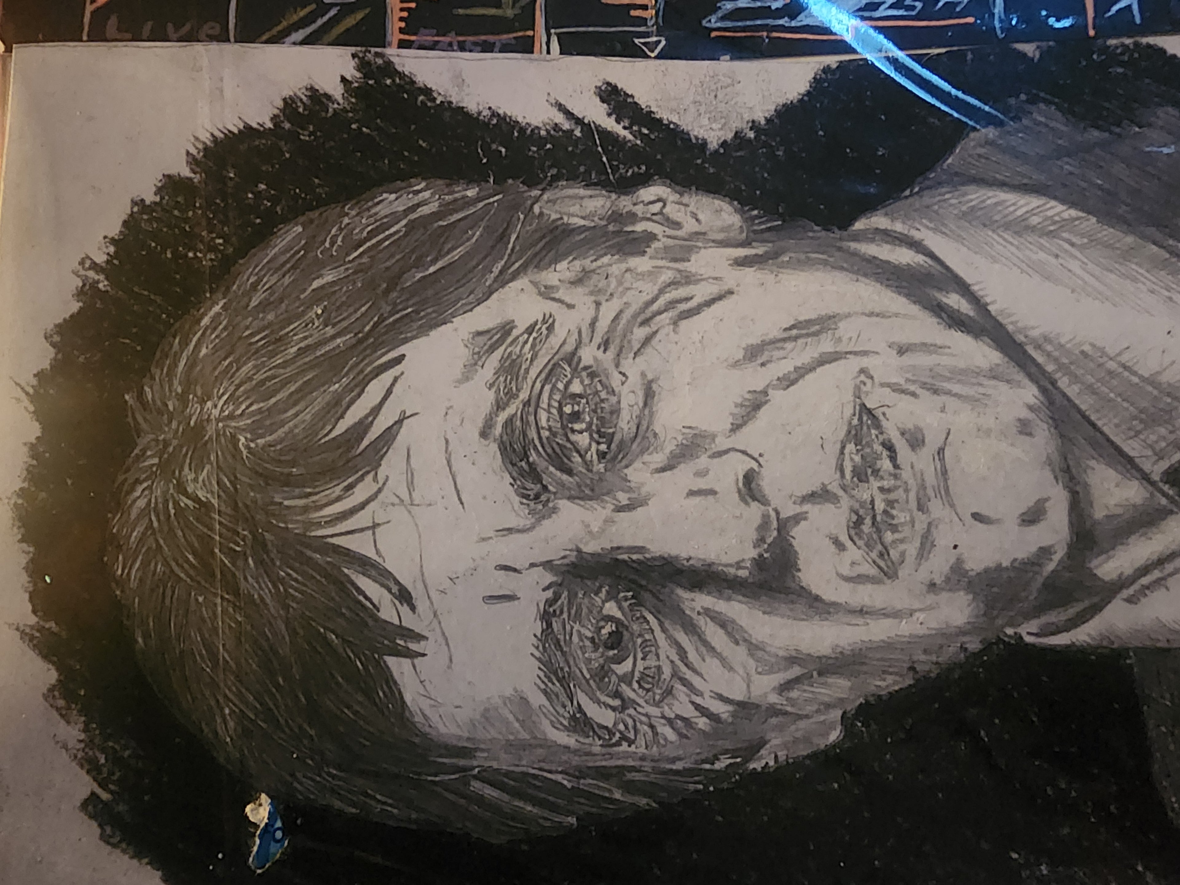 Scarface Tony Montana hyper-detailed pencil portrait art print 5x7