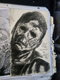Original 5x7 pencil drawing - It's Not a Phase portrait sketch