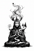 Dark Ink Wallpaper Art