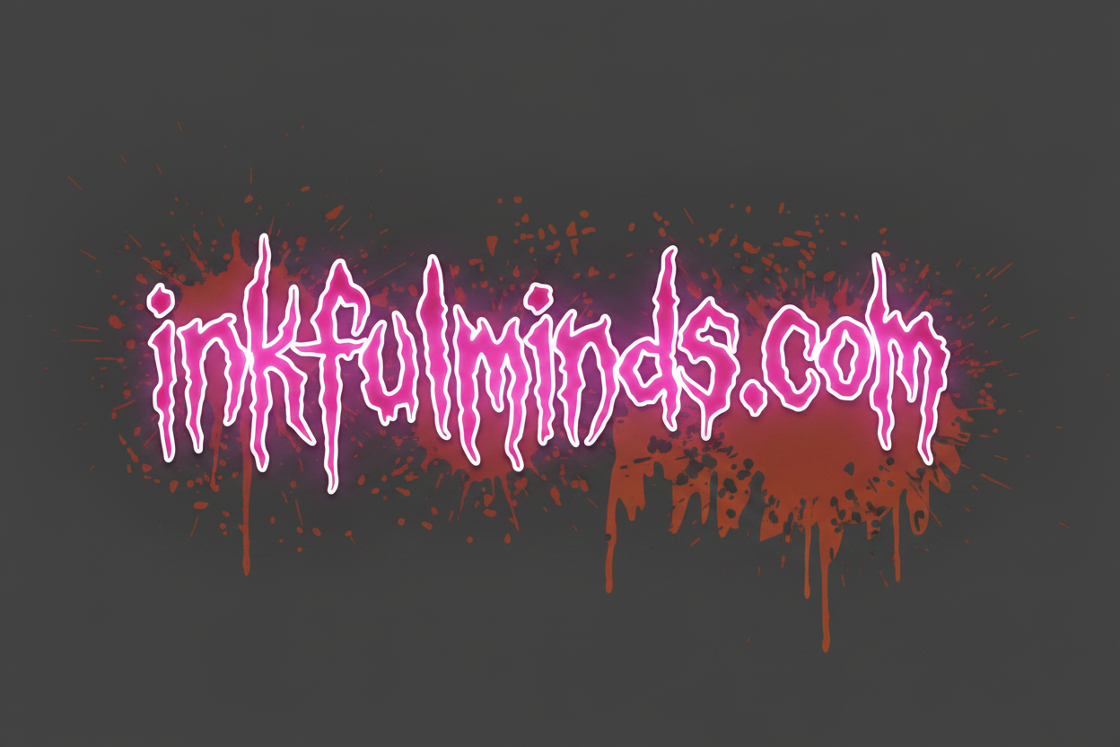 Inkful Minds Logo Sticker — Hot Pink Neon